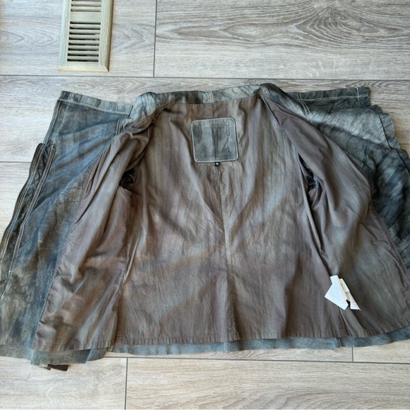 Summum Distressed Luxury Soft Leather Moto Jacket - Picture 9 of 15